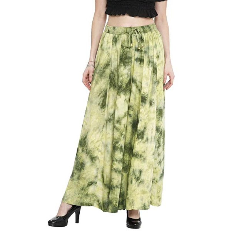 Women's Regular Fit Rayon Palazzo