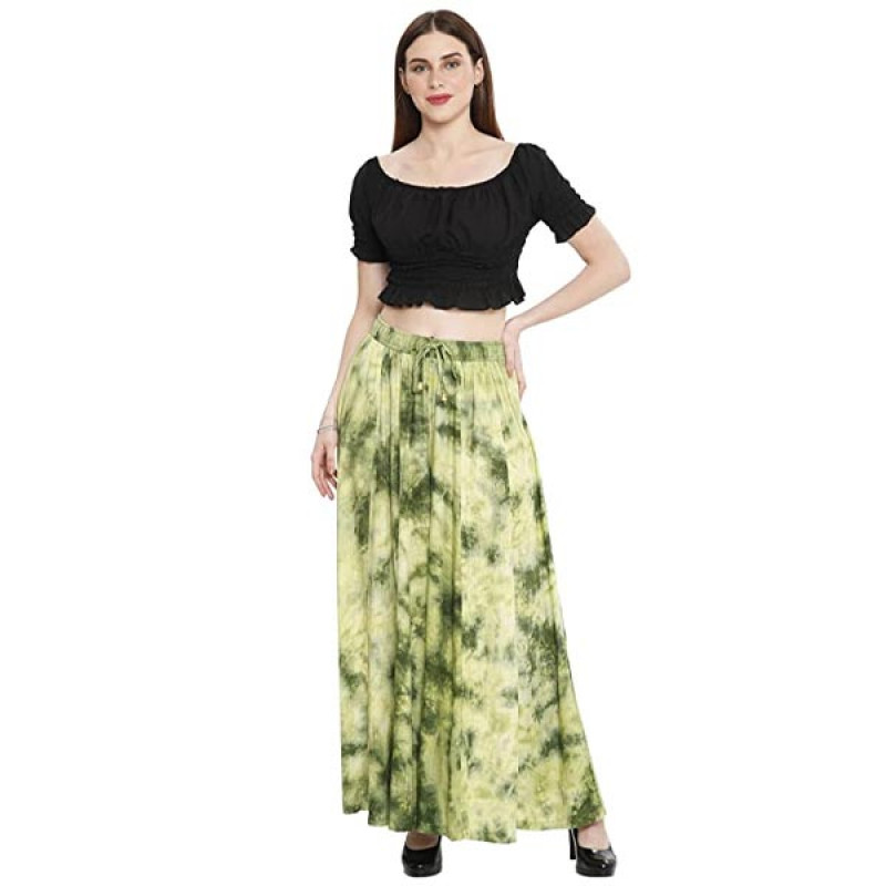 Women's Regular Fit Rayon Palazzo